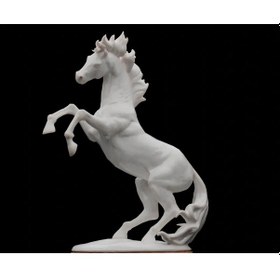 Resim At Heykeli Büst 