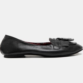 Resim Kız Çocuk Püskül Detaylı Loafer Ayakkabı 