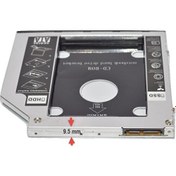 Resim 9.5mm HDD Caddy Laptop Notebook Sata 4716P DVD To SSD Kutusu 