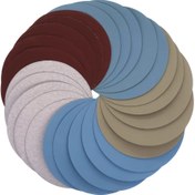 Resim 15 adet 3000-10000 saç tokası ve Halka Islak ve Kuru Zımpara Diskleri, Rastgele Yörünge Zımpara Pedleri ile Uyumlu Zımparalama Makineleri ve Zımparalama Makineleri ile, 2000, 3000, 5000, 8000 ve 10000 Tane ile, 5 inç 