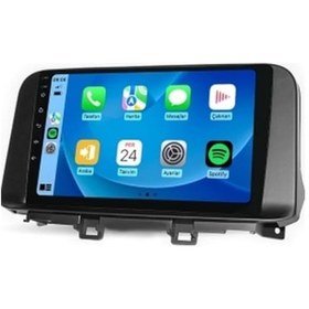 Resim Aln Hyundai Kona 2017-2022 4gb Ram 64gb Hafıza 8 Çekirdek Carplay Android Multimedya 9" 