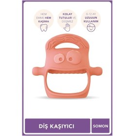 Resim Mochi 2 İn1 Diş Kaşıyıcı Somon Somon 