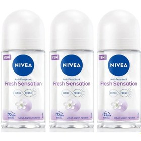 Resim Nıvea Kadın Roll-on Deodorant Fresh Sensation 3 X 50 Ml 
