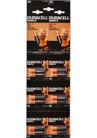 Resim Duracell Simply LR6/MN1500 AA Kalem Pil 2 x 6'lı 