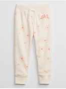 Resim GAP Kız Bebek Bej Logo Havlu Kumaş Pull-on Jogger Eşofman Altı 