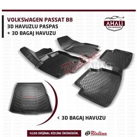Resim Rizline Vw Passat B8 Havuzlu Paspas ve Bagaj Havuzu 
