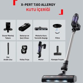 Resim TEFAL X-PERT 7.60 ALLERGY ŞARJLI DİK SÜPÜRGE TY6A35TR 