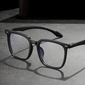 Resim Şeffaf Lensli, Hafif ve Dayanıklı Çerçeveli PC Gözlükler - Erkek & Kadın için Dijital Ekrana Uygun Tezgah Üstü Tam Çerçeve, Digital Göz Yorgunluğu,Ofis Gözlükleri,Üniseks Çerçeveler,Klasik Tasarım,Çizilmeye Dayanıklı Lensler,Rahat Kesim,Koruyucu Gözlük,Vizyon Konfor,Bilgisayar Kullanıcıları,Dijital Göçebeler 