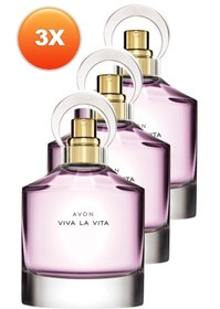 Resim Avon Viva La Vita Kadın Parfüm Edp 50 Ml 3'lü Set 