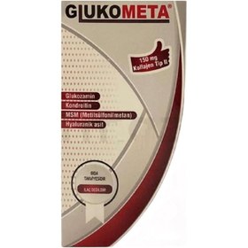 Resim Glukometa Glukozamin Kondroitin MSM Hyaluranik Asit 90 Tablet 
