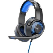 Resim Digital Computer Home Ovleng GT66 Rgb Oyun Kulaklığı Gürültü Engelleyici Mikrofonlu Başa Monte Kulaklık, Usb+3,5 mm Fiş-Siyah/mavi (Yurt Dışından) 