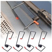 Resim Yaozixa Araç Silecek Güçlendirme Yayları - 4 Adet, Cam Temizliği Artırıcı, Evrensel Uyumlu, Dayanıklı Alloy+lastik 