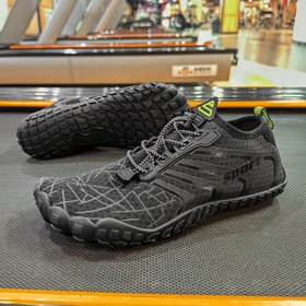 Resim Erkekler İçin Büyük Beden Nefes Alabilen Su Ayakkabıları - Hızlı Kuruyan, Kaymaz Beş Parmaklı Aqua Sneaker'lar Plaj, Yüzme, Sörf ve Yürüyüş İçin - Dayanıklı Kauçuk Taban, Her Mevsim İçin Bağcıklı Kapatma, Plaj Ayakkabıları 