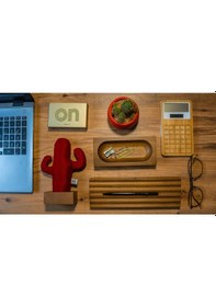 Resim Kayigo Woody Üçlü Ofis Seti Açık Kahverengi 11368737 