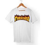 Resim Muggkuppa Thrasher Çocuk Beyaz T-Shirt 