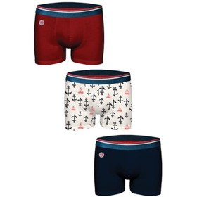 Resim John Frank Marine 3'lü Erkek Boxer JF3BM11 (JF3BM11) 