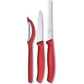 Resim AyrStore 6.7111.31 Kırmızı Soyma Seti, 3 Parça 