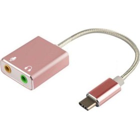 Resim Platoon Keepro Type-c Harici Ses Karti 3,5mm Kulaklık Ve Mikrofon Girişli 