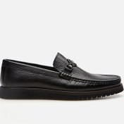 Resim SİYAH-BLACK, , Hakiki Deri Siyah Erkek Loafer 