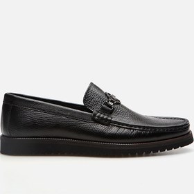 Resim SİYAH-BLACK, , Hakiki Deri Siyah Erkek Loafer 