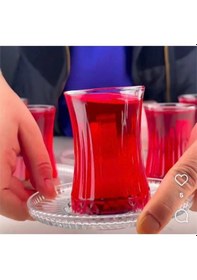 Resim Paşabahçe Elysia Çay Tabağı 6 Lı Çay Tabak - Çay Bardağı Altı 54771 