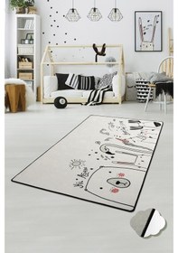 Resim Be Happy 100X160 Çocuk Ve Bebek Halısı Çok Renkli 