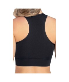 Resim Tezzgelsin Kadın Fermuarlı Crop Kadın Fermuarlı Büstiyer Siyah 