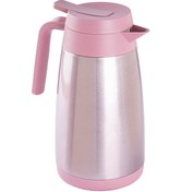 Resim DKADI OKADI PEMBE PASLANMAZ ÇELİK ÇAY TERMOSU 1L 