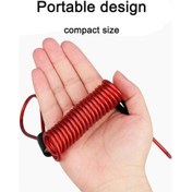 Resim Mavi 120 Cm Bisiklet Disk Fren Kilidi Hatırlatma Halat Motosiklet İçin Uygun Çelik Tel Halat Kilit Ve Çanta Hatırlatma Bahar Kablosu 