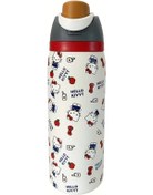 Resim Elmpaly Fx0008-2 32oz Hello Kitty Paslanmaz Çelik Termos, Buz Kahve Soğuk İçecek Seyahat 