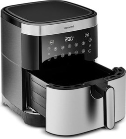 Resim Homend Airfryday Inox 2512H XXXL Dokunmatik Ekran 10 Programlı Airfryer 