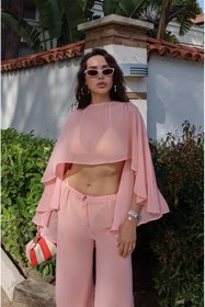 Resim Glow Rush Şifon Pareo Pantolon Takım 