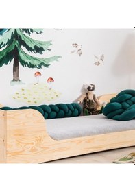 Resim Markaawm Markaawm Montessori Yatak Ahşap Bebek Karyola Çocuk Yatak Akçaağaç 