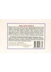 Resim Gloria Koyu Kırmızı Pamuk Yün Naylon İpek Kumaş Boyası 10G Paket 