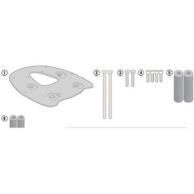 Resim Kymco Xtown 125-250 16 23 Arka Çanta Taşıyıcısı Kappa Kr6108 