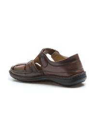 Resim Fast Step Hakiki Deri Erkek Klasik Sandalet 662ma119b 001 