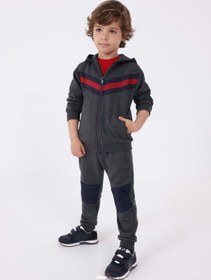 Resim Mayoral Erkek Çocuk Fermuarlı Hoodie Hırka 4446 - GRİ / 9 yaş 