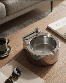 Resim Mey İthalat Metal Küllük Çakmaklı Masa Üstü Şık Tasarım 