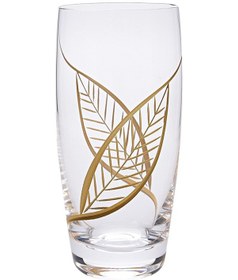 Resim Camhare Yaprak Altın 6 Lı Limonata Bardağı 12618 