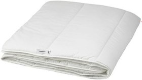 Resim IKEA Tek Kişilik Kışlık Yorgan, Beyaz Renk 150x200 cm Dolgu 0yuklu Polyester Lif 