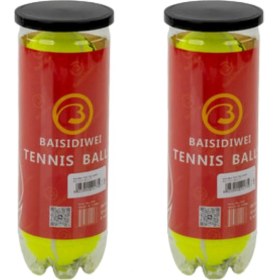 Resim Urfakent 6’lı Tenis Topu Seti Dayanıklı Yüksek Zıplama Performans Topları 