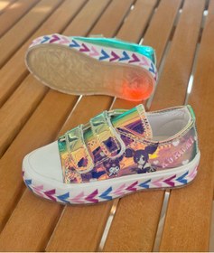Resim Surpie Shoes Kuromi Çocuk Convers, Kız Çocuk Günlük Ayakkabı, Işıklı Çocuk Ayakkabı (31-35 Numara Aralığı Işıksız 