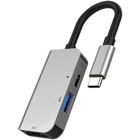 Resim AL-31545 USB Type-C to 3 in 1 HDTV USB + PD HUB Adaptör Çoklayıcı 