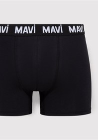 Resim Mavi - Siyah Basic Boxer 0911079-35495 
