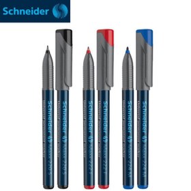 Resim SCHNEIDER 224M Maxx 1.0 mm 3'lü Asetat Kalem Seti (Mavi-Kırmızı-Siyah) 