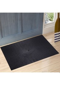 Resim Welcome Baskılı Çift Taraflı Kauçuk Kapı Önü Paspası (456177555) 