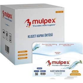 Resim Mulpex Klozet Kapak Örtüsü 20 x 250'li 