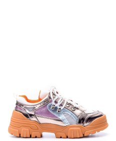 Resim Kadın Parlak Sneaker 