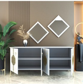 Resim Esmopa.Mobilya Elegant Beyaz Konsol 