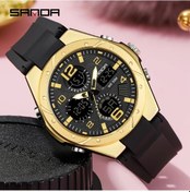 Resim Sunshine022 Çift Tarzı Sanda Spor Elektronik Saati Gece Işığı Çift Ekran Uniseks Hediye Siyah Altın Diğer 
